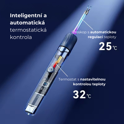 Chytrý bezdrátový čistič uší s kamerou (Android/iOS)